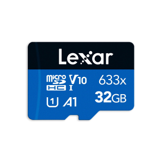 LEXAR MICROSDHC 32GB 633X UHS-I U1 A1 V10 100MB/S