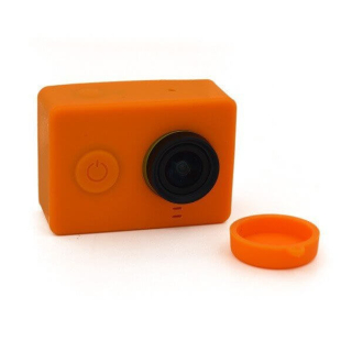 FUNDA SILICONA CON TAPA PARA XIAOMI YI ACTION CAM