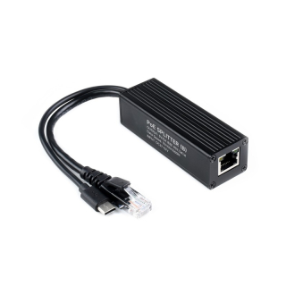 SPLITTER POE 5V 5A 25W GIGABIT INDUSTRIAL - USB-C