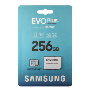 SAMSUNG EVO PLUS MICROSDXC 256GB U3 A2 V30 130MB/S