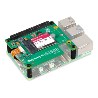 RASPBERRY PI NVMe SSD M.2 KIT OFICIAL PARA RASPBERRY PI 5 (256GB/512GB)