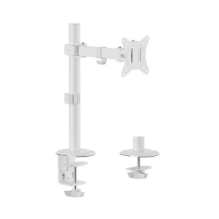 EQUIP SOPORTE DE MESA PARA PANTALLA 17"-32" BRAZO INCLINABLE Y GIRATORIO - BLANCO