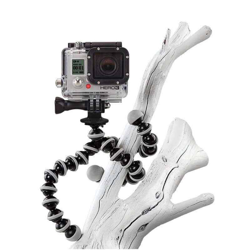 Fotopro Trípode flexible mini trípode para teléfono con control remoto 360  bola cabeza trípode para cámara cámara de acción DSLR – Yaxa Store
