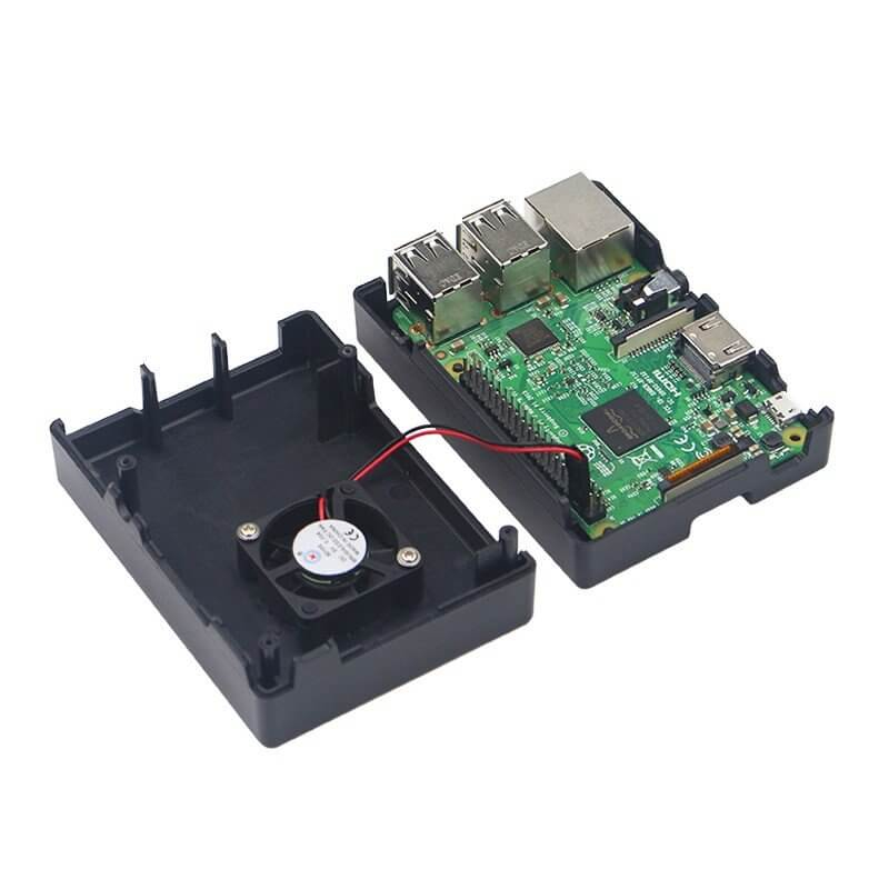 Caja para Raspberry Pi 3 B+ (negra) - Caja Raspberry - LDLC