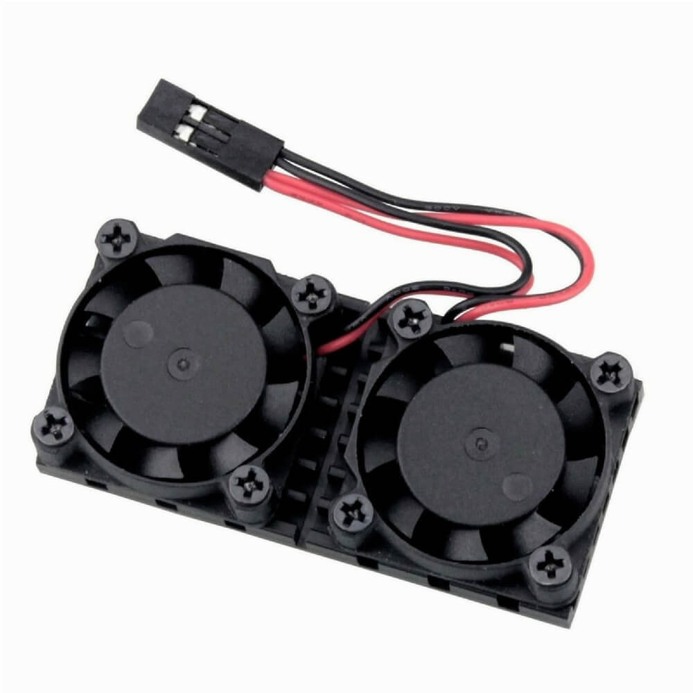 DISIPADOR DOBLE VENTILADOR PARA RASPBERRY PI - Tiendatec.es